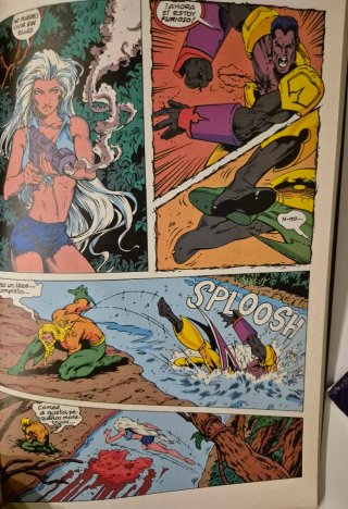 Comic Aquaman contra Lobo