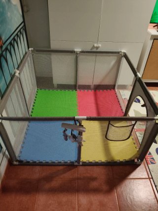 Parque infantil grande para bebés 125cm