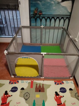 Parque infantil grande para bebés 125cm
