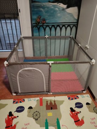 Parque infantil grande para bebés 125cm