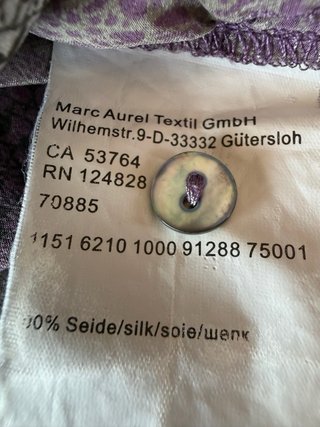 Camicia /Blusa Marc  Aurel in Seta