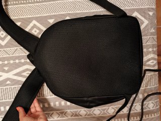 Mochila Adidas Negra y blanca