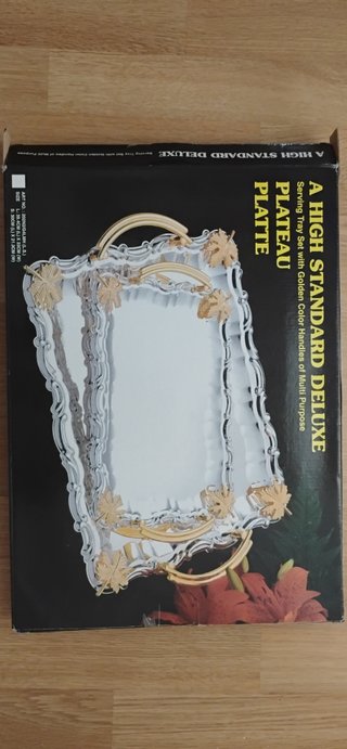 Set di due vassoi deluxe di alta qualità