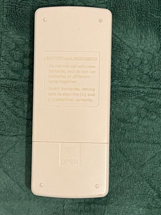Mando Aire Acondicionado Fujitsu Inverter AR-RC1E