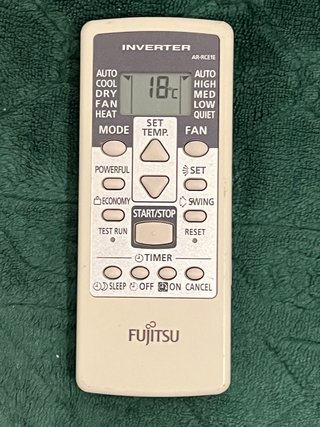Mando Aire Acondicionado Fujitsu Inverter AR-RC1E