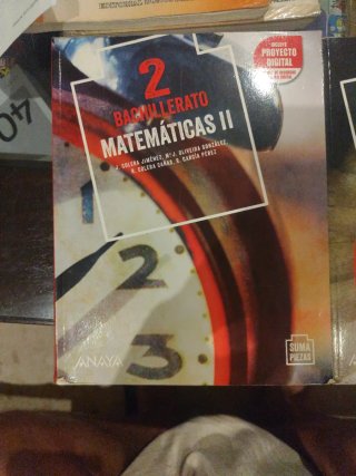 Matemáticas II. 2 Bachillerato