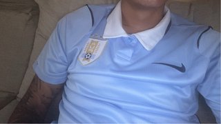 Remera Uruguay Nike Azul
