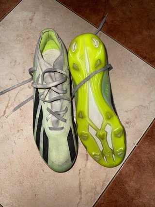 Zapatillas Adidas F50 Futbol Talla 42 Verde/Blanco