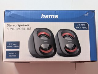 Altavoces USB Hama Sonic Mobil 183