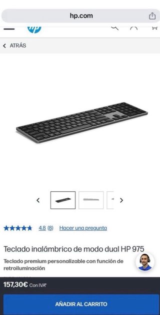 Tastiera HP 975 Dual-Mode Wireless