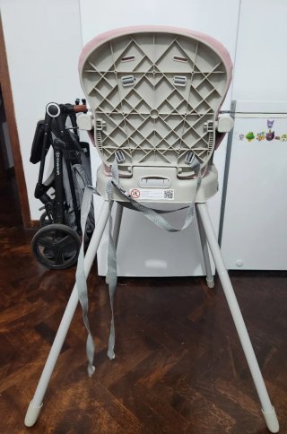 Trona para bebé convertible 3 en 1 - color rosa