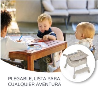 Trona para bebé convertible 3 en 1 - color rosa