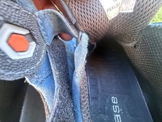 Zapatos de seguridad Base azules y naranjas