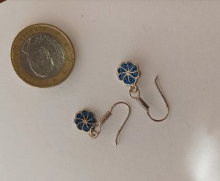 Pendientes de plata.