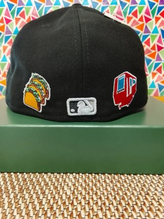 Gorra New Era 59Fifty Negra Multicolor  Talla7.1/4