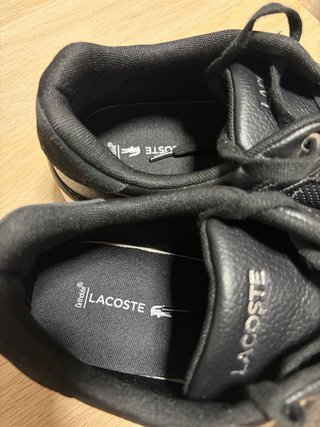 Zapatillas Lacoste Negras hombre