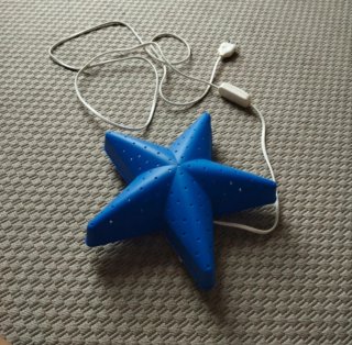 Lámpara Estrella Azul Infantil