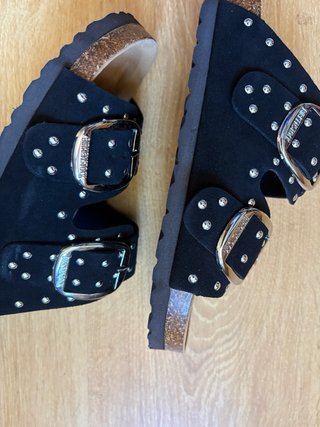 Sandalias Birkenstock negras talla 38