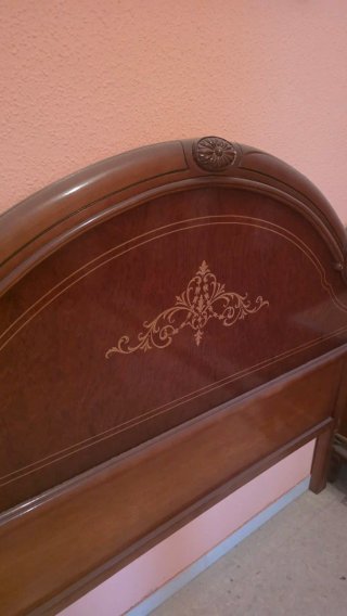 Cama vintage 135x190 completa