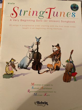 Libro de música Viola String Tunes
