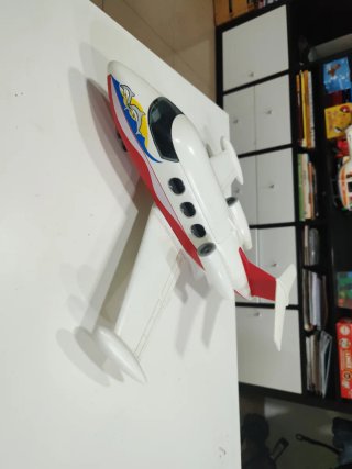 Avión Playmobil Blanco y Rojo