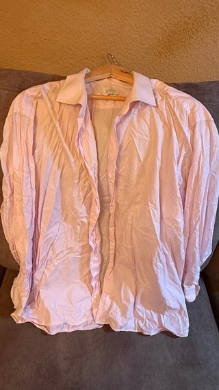 Camisa Mirto Hombre Rosa Estampado Talla 5XL