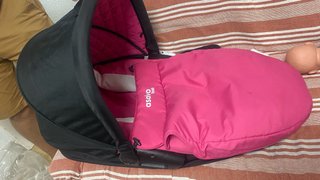 Carrito de bebé Asalvo rosa