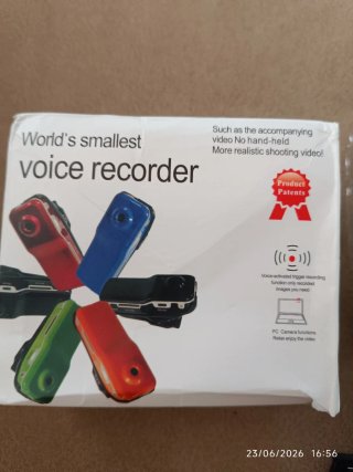 Mini grabadora de voz y vídeo
