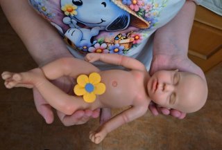 Bebé Reborn Silicona Completa 33cm 1kg