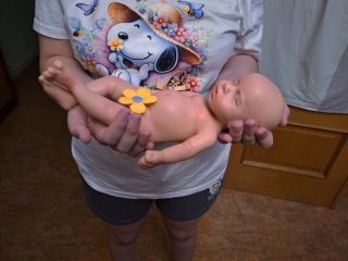 Bebé Reborn Silicona Completa 33cm 1kg