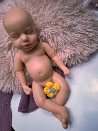 Bebé Reborn Silicona Completa 33cm 1kg