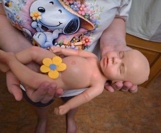 Bebé Reborn Silicona Completa 33cm 1kg