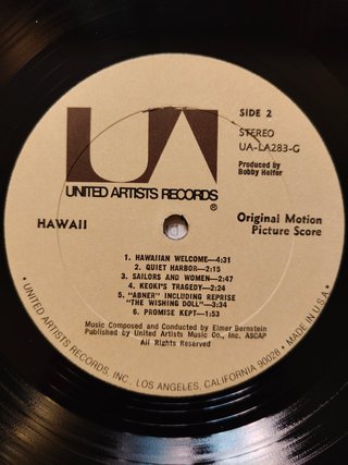 Elmer Bernstein - Hawaii (Original Motion Picture