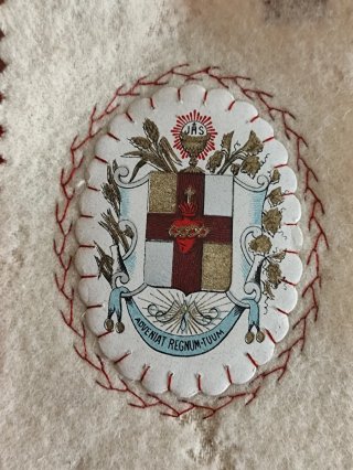 Escapularios antiguos bordados