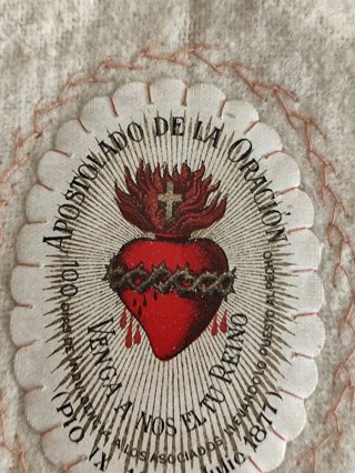 Escapularios antiguos bordados