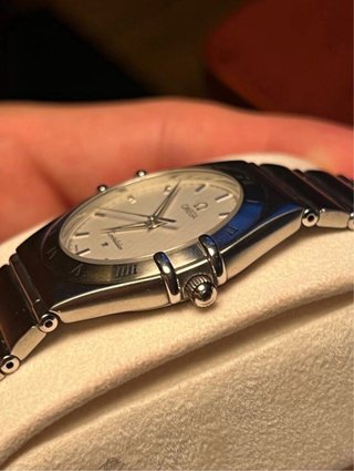 Omega Constellation Manhattan Plata/Blanco