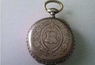 Reloj bolsillo plata 800 Cylindre llave S.XIX
