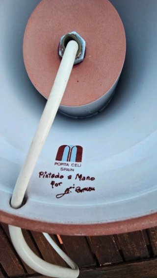 Lámpara cerámica vintage Porta Celi