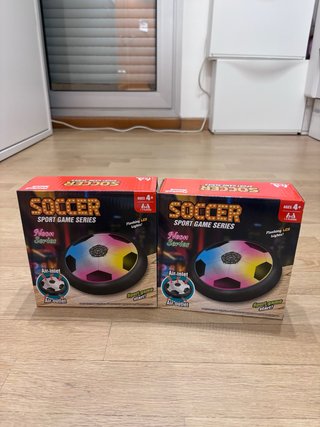 2 Palloni da calcio LED per bambini +4 anni