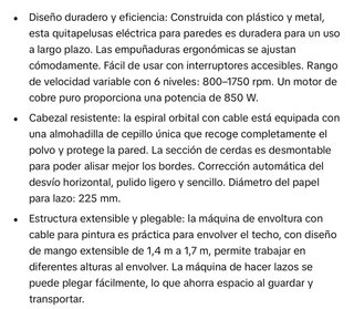 Lijadora orbital 850W con cable VEVOR