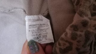 Pantaloni leggings fantasia maculata