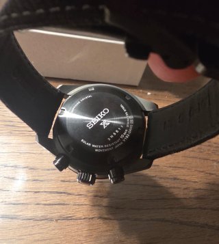 SEIKO Speedtimer Negro Solar