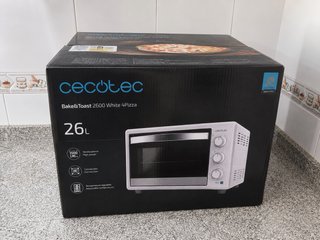 Horno Cecotec Bake&Toast 2600 White 26L