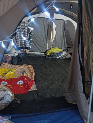 Tienda de campaña de 2 Quechua air 6,2 xl c