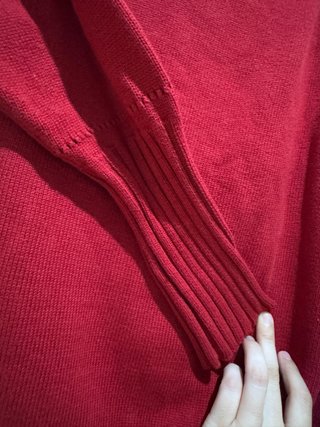Jersey rojo 100% algodón