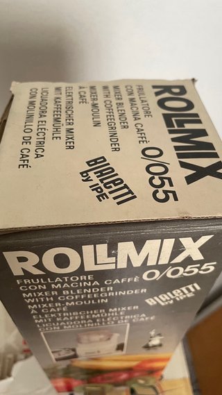 Bialetti ROLLMIX 0/055 –Licuadora + Molinillo cafe
