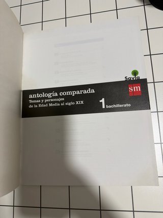 Libro + antología y conceptos clave 1 BACH Lengua