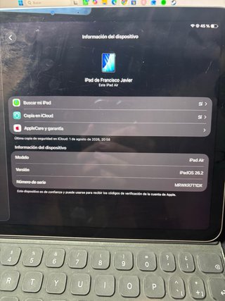 iPad Air 11 + Teclado Apple Original
