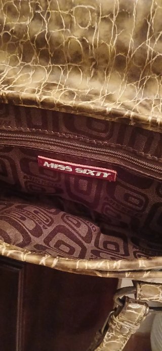Bolso Miss Sixty Beige y Blanco