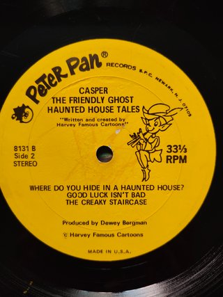 Casper The Friendly Ghost LP Haunted House Tales